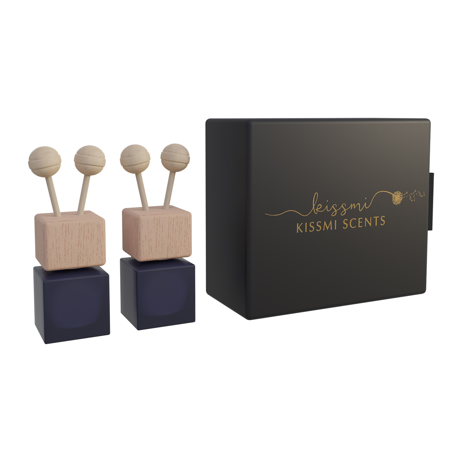 Car Reed Diffuser Bottle, Midnight Black